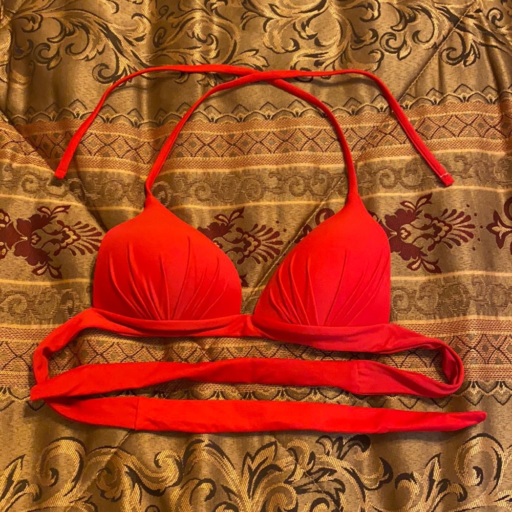 Red Shein Bikini Top Size Medium!